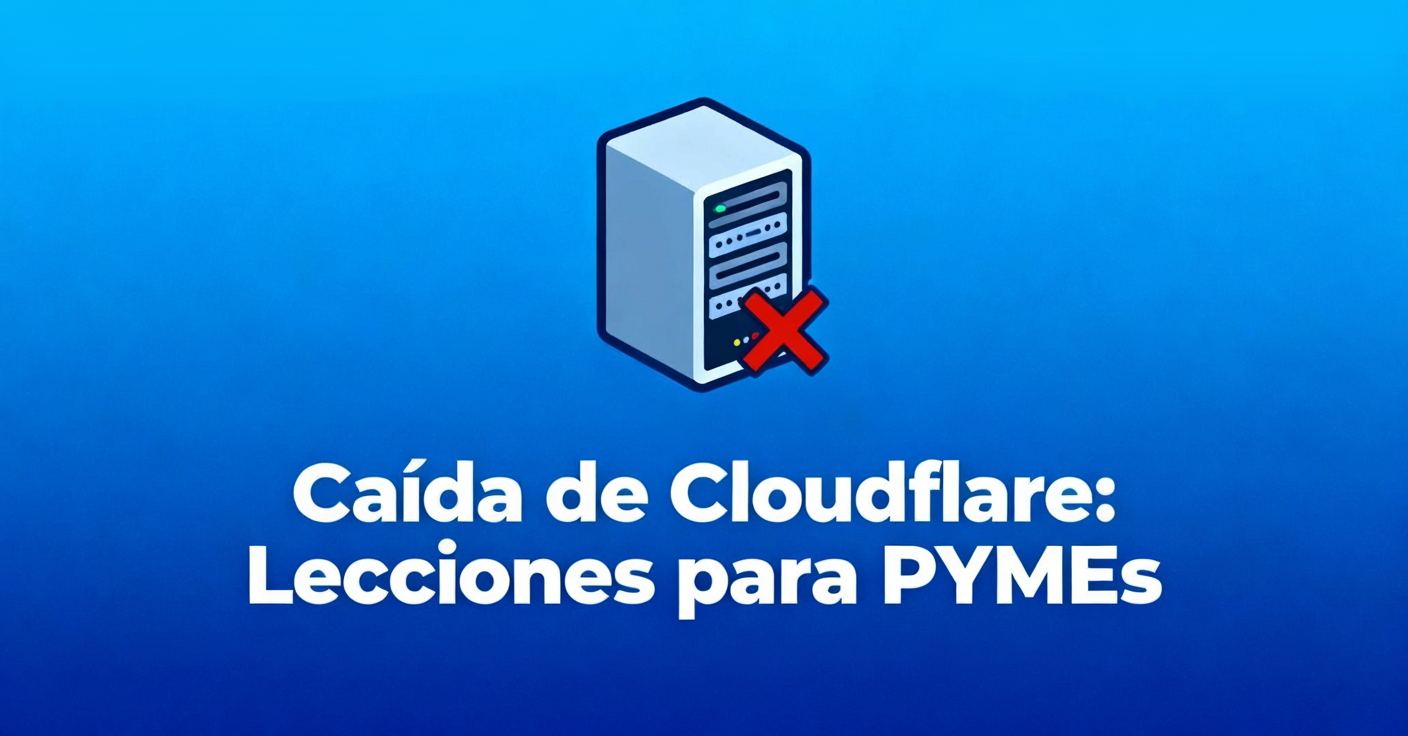 Servidores de Cloudflare con error